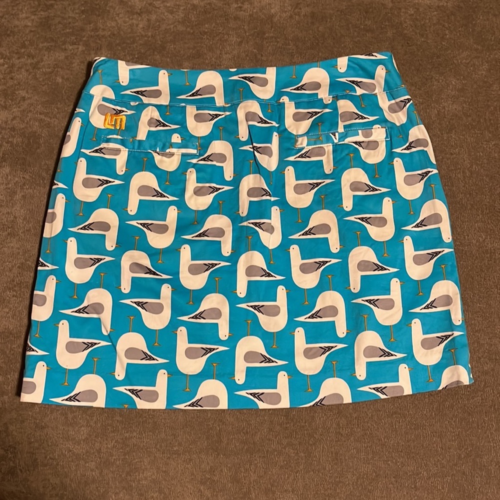 Loudmouth Golf Skort Skirt - Seagull Bird Print - 2 - Picture 4 of 6